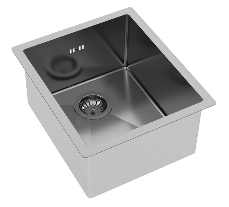 Ausmann Oder inox pomivalno korito 34x40 cm za vgradnjo, podvgradnjo in nadvgradnjo, ekstra globoko 22 cm 1208957111