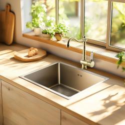 Ausmann Oder inox pomivalno korito 40x40 cm za vgradnjo, podpultno in nadpultno montažo, ekstra globoko 22 cm 1208957112