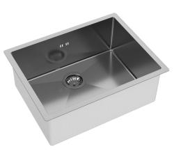 Ausmann Oder roestvrijstalen spoelbak 54x40cm voor vlakbouw, onderbouw en opbouw, extra diep 22cm 1208957113