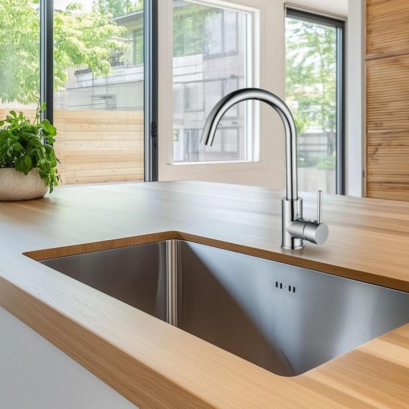 Ausmann Oder velika nerjaveča posoda 74x40cm za ravno vgradnjo, podgradnjo in nadgradnjo, zelo globoka 22cm 1208957114