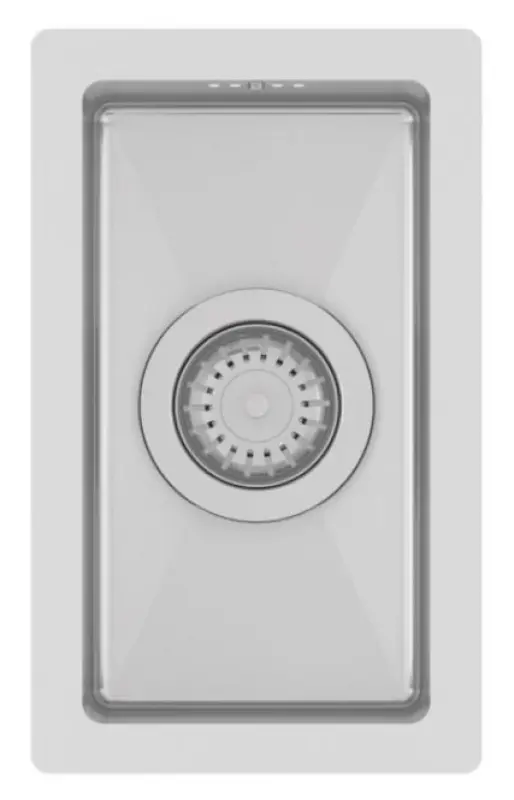 Ausmann Oder kleine roestvrijstalen spoelbak 16x30cm vlakbouw, onderbouw en opbouw 1208957115.