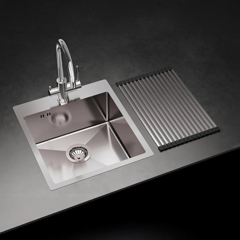 Ausmann Oder Blue inox pomivalno korito 45x50cm za plosko in nadgradno montažo z izvrtino za pipo 1208957117