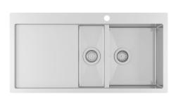 Ausmann Oder Blue 1,5 inox pomivalno korito 100x51cm za vgradnjo in nadgradnjo z odcejalnim delom 1208957127