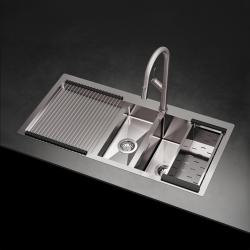 Ausmann Oder Blue 1,5 inox pomivalno korito 100x51cm za vgradnjo in nadgradnjo z odcejalnim delom 1208957127