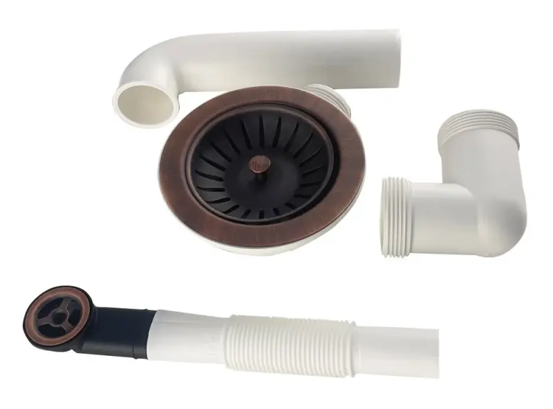 Ausmann brušeni bakreni odtok za pomivalno korito, vključno z odtokom iz bakra 1208957348