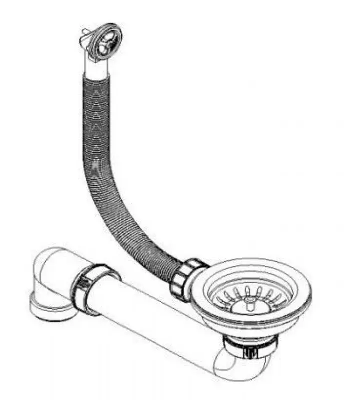 Ausmann brušeni bakreni odtok za pomivalno korito, vključno z odtokom iz bakra 1208957348