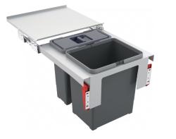 Franke Sorter Garbo 45-2 vgradni sistem za odpadke 1 x 12 in 1 x 18 litrski koš za smeti 1210200692