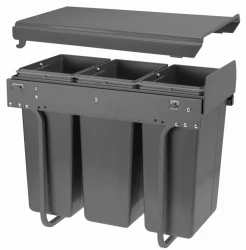 Garbi Sorter S-30-3 ingebouwd afvalscheidingssysteem met 3 afvalbakken van 10 liter 1208957362