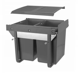 Garbi Sorter S-45-2 ingebouwde afvalsystem met 2 x 20 liter afvalbakken 1208957367