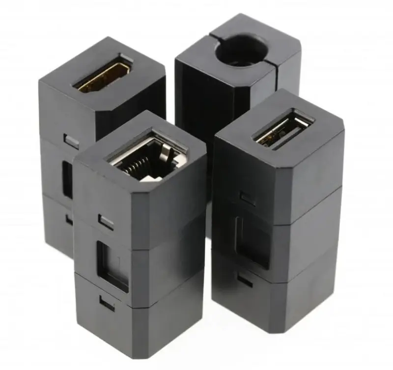 Indux Cover vgradna črna kuhinjska vtičnica z zaščitnim ozemljenjem v delovni plošči z zamenljivimi priključki 12089573956