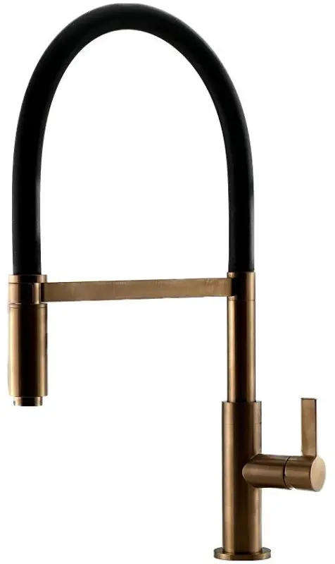 Ausmann Lavea bakrena kuhinjska pipa PVD baker z vrtljivo in prilagodljivo izlivko 1208957435