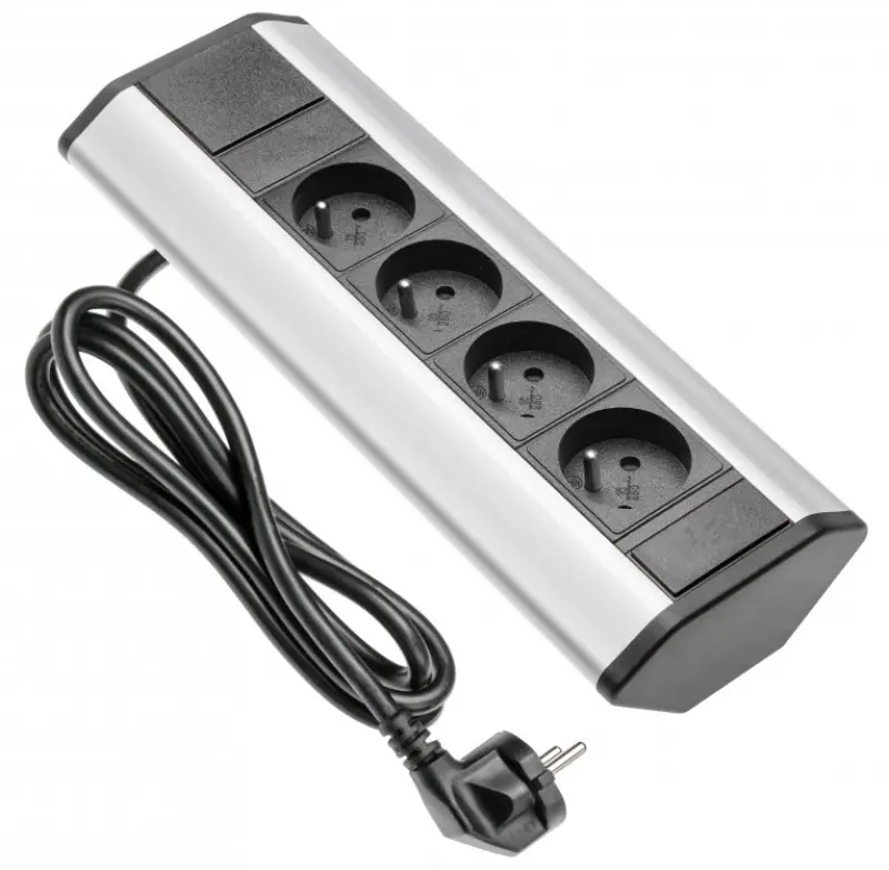 Indux Corner kotna kuhinjska vtičnica s 4 zemeljskimi vtičnicami 1208957443