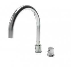 Waterevolution Flow 2-odprtinska kuhinjska armatura mat črna T151PR