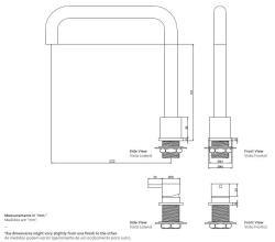 Waterevolution Flow 2-luknjasta kuhinjska armatura krom T151H01