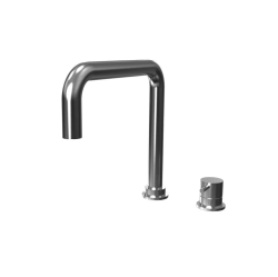 Waterevolution Flow 2-luknjasta kuhinjska armatura gunmetal PVD T151HGME