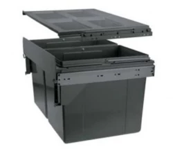 Garbi Carrier C-40-2 vbouwafvalsysteem met eigen geleiders en 2 afvalbakken 2 x 16 Liter 1208957462