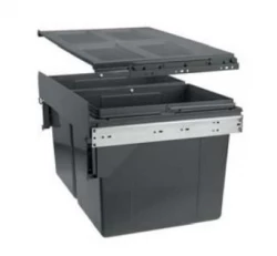 Garbi Carrier C-60-2 vbouw afvalsysteem met eigen geleiders en 2 afvalbakken 2 x 27 Liter 1208957468