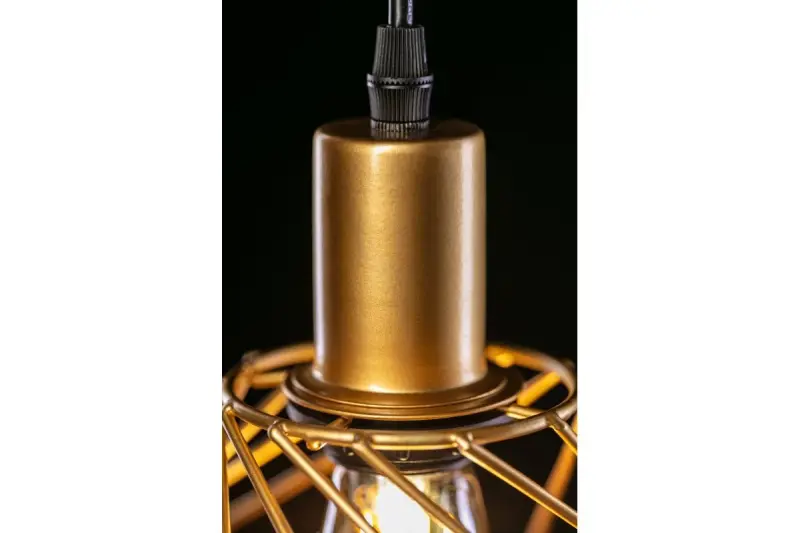 Decor Tilia moderna zlata dekorativna viseča svetilka z žico 7863