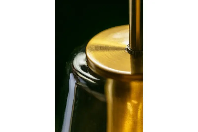 Decor Lime 397 mm visoka moderna viseča svetilka v jantarni barvi 7900