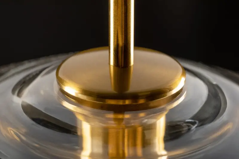 Deco Lime 339 mm visoka moderna viseča svetilka v jantarni barvi 7924