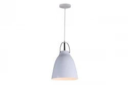 Decor Orient stožčasta kovinska viseča svetilka bela 4451
