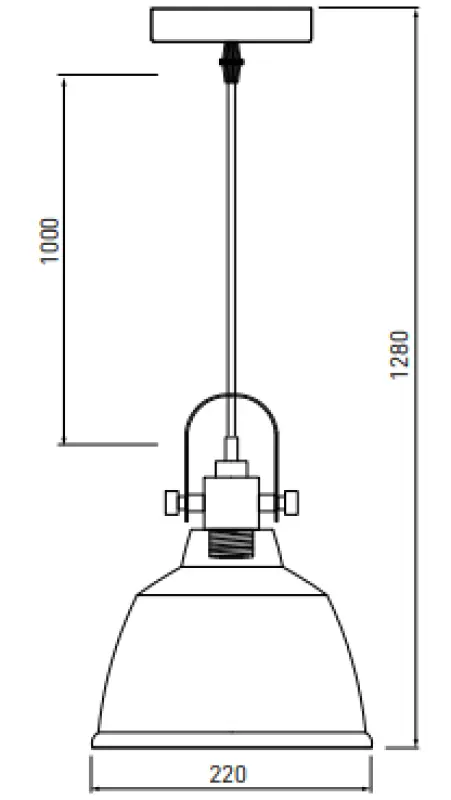 Decor Zenit kovinska kupolasta siva viseča svetilka z kovinskim zaključkom 4895