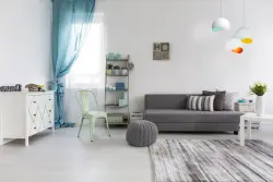 Decor Mavia okrogla bela in rumena viseča svetilka 4987