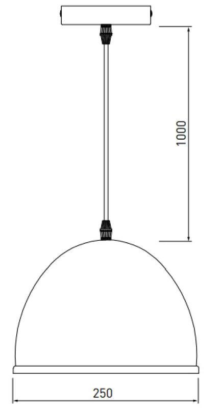 Decor Katilu siva kovinska viseča svetilka 2041