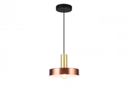 Decor Selvia viseča svetilka baker z medeninasto obdelavo premer 20 cm 3222