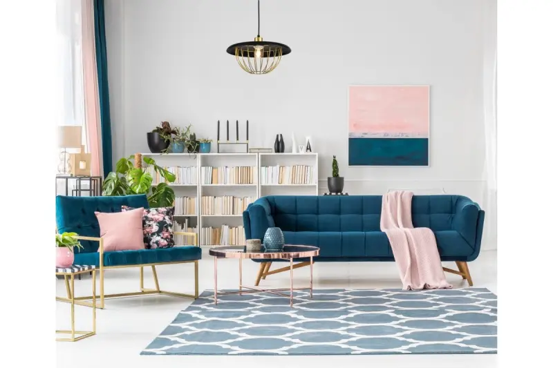 Decor Tulip moderne viseča svetilka s črnim kovinskim robom in zlatim žičnim kletkam 3444