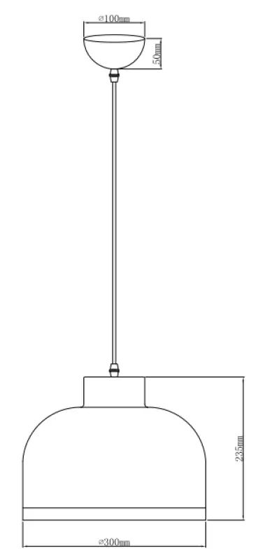 Decor Goldi črno-zlata moderna viseča svetilka s premerom 30 cm 4090