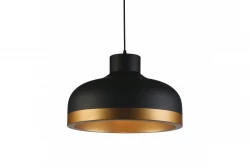 Decor Goldi črna zlata moderna viseča svetilka premer 42 cm 4113