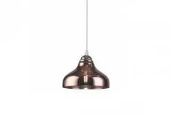 Decor Marite klasična viseča svetilka rjavo tonirano steklo premer 26 cm 7108