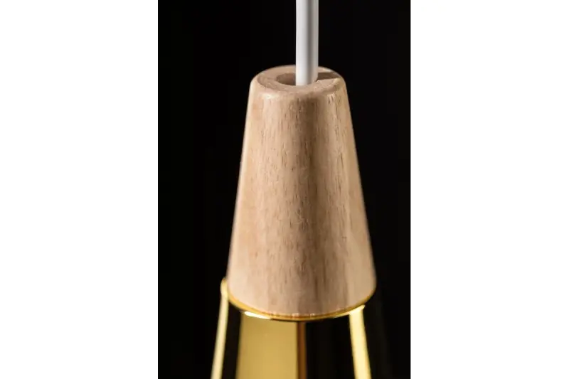 Decor Skandi moderna siva viseča svetilka s premerom 35 cm 7368