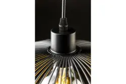 Decor Reto vintage črna viseča svetilka z žično konstrukcijo, premer 40 cm, 4137