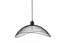 Decor Reto vintage črna viseča svetilka z žično konstrukcijo, premer 40 cm, 4137