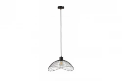 Decor Reto vintage črna obešanka iz žice, premera 50 cm, 4151