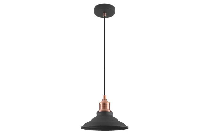 Decor Loret tijdloze zwarte hanglamp 20,5 cm doorsnee 8731