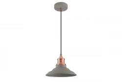 Decor Loret brezčasna siva viseča svetilka s premerom 20,5 cm 8854