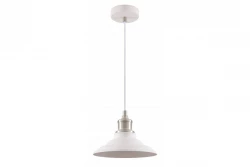 Decoreer Loret tijdloze witte hanglamp 20,5 cm doorsnee 9691