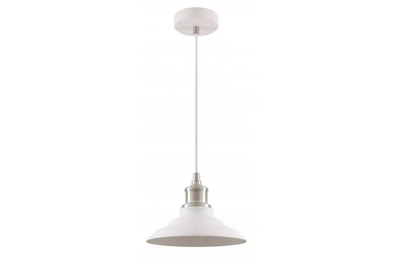 Decoreer Loret tijdloze witte hanglamp 20,5 cm doorsnee 9691