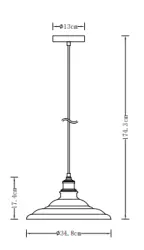 Decor Loret tijdloze witte hanglamp 34,8 cm doorsnee 9844

Decor Loret brezčasen bel viseči lestenec premera 34,8 cm 9844