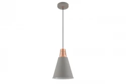 Decor Gianni stilska siva bakrena viseča svetilka premera 22 cm 8051