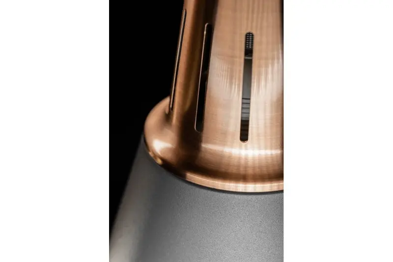 Decor Gianni stilska siva bakrena viseča svetilka premera 22 cm 8051