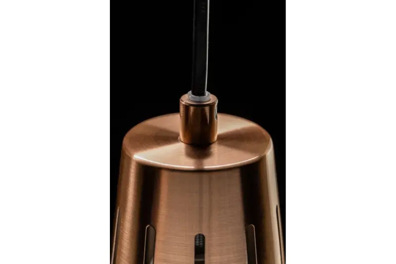 Decor Gianni stilska siva bakrena viseča svetilka premera 22 cm 8051