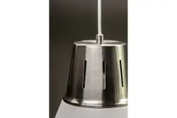 Decor Gianni elegantna bela viseča svetilka, premer 22 cm, 8075