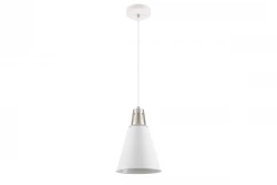 Decor Gianni elegantna bela viseča svetilka, premer 22 cm, 8075