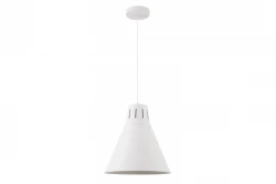 Decor Gianni stilska popolnoma bela viseča svetilka s premerom 32 cm 8112