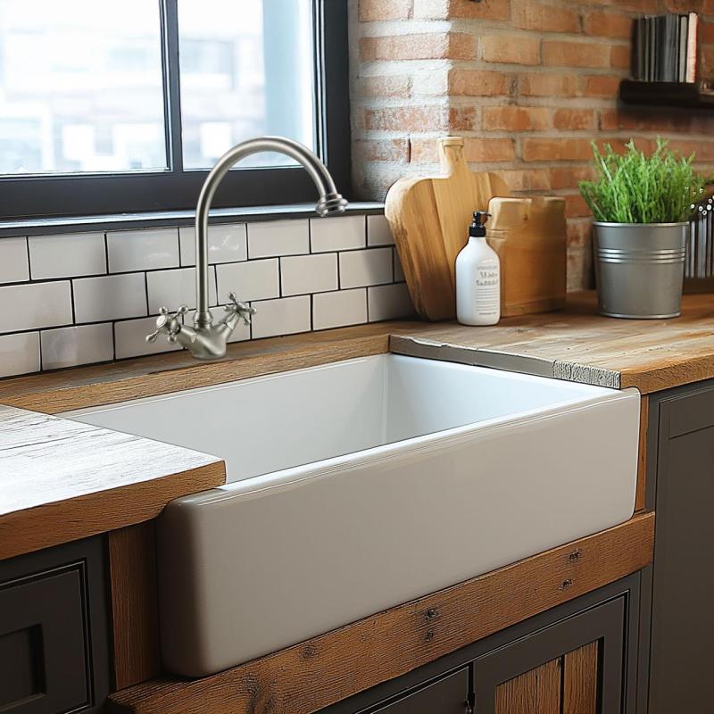 AquaTrimo Windsor klasična kuhinjska nostalgijska kuhinjska pipa z okroglo cevjo krom 21WS7652CM