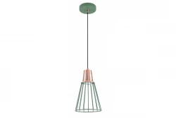 Decor Kaliope modna zelena viseča svetilka s premerom 18 cm, 8044